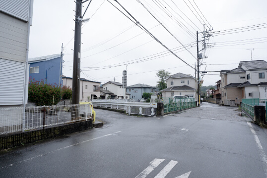 所沢の道の写真