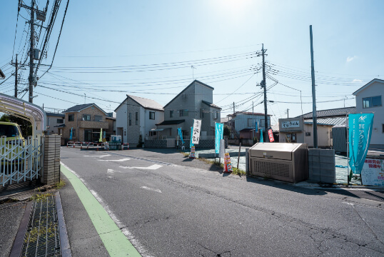 所沢の車道の写真